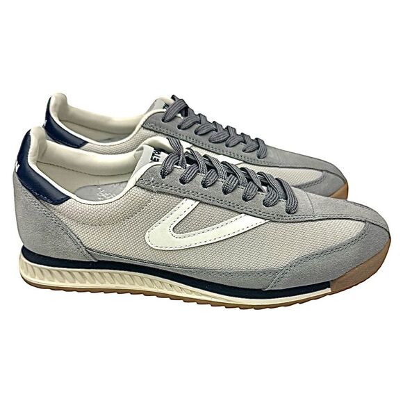 Tretorn Rawlins2 NWOB Women’s Gray Blue Vintage White Size 6 Medium - Picture 5 of 9